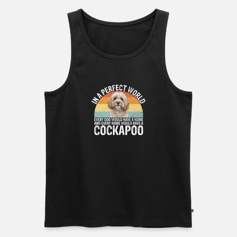 Cockapoo Gifts - Men's Premium Organic Tank Top - black
