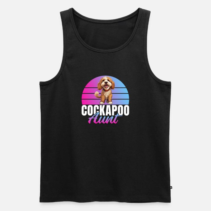 Cockapoo Gifts - Männer Premium Bio Tank Top - Schwarz