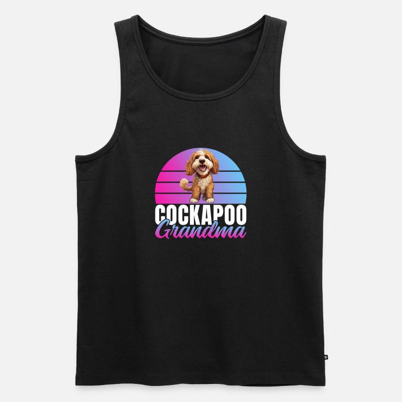 Cockapoo Gifts - Männer Premium Bio Tank Top - Schwarz