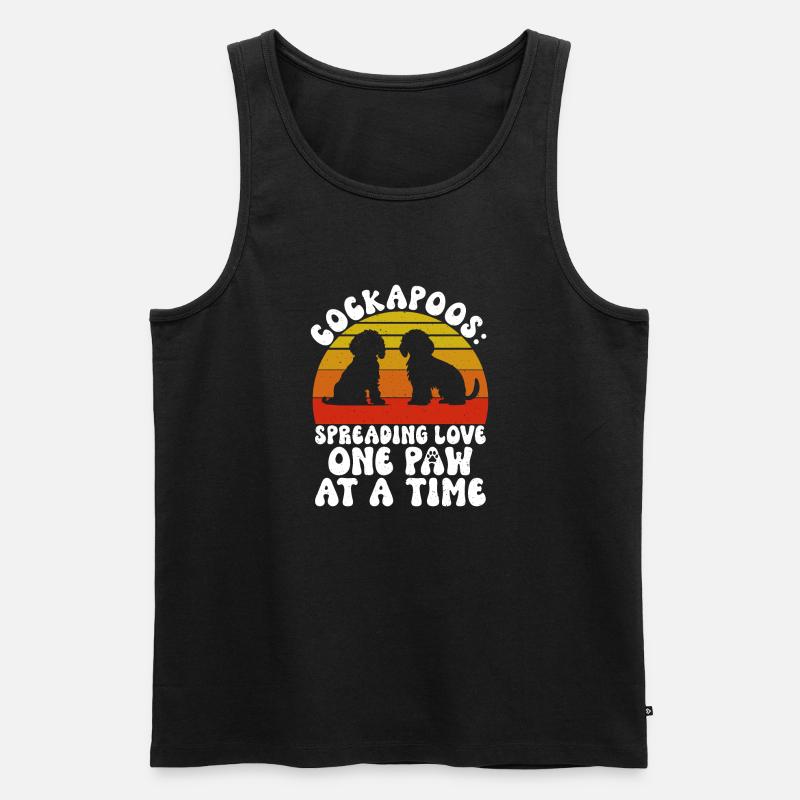 Cockapoo Gifts - Männer Premium Bio Tank Top - Schwarz