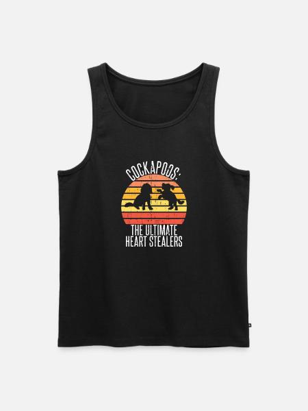 Cockapoo Gifts - Männer Premium Bio Tank Top - Schwarz