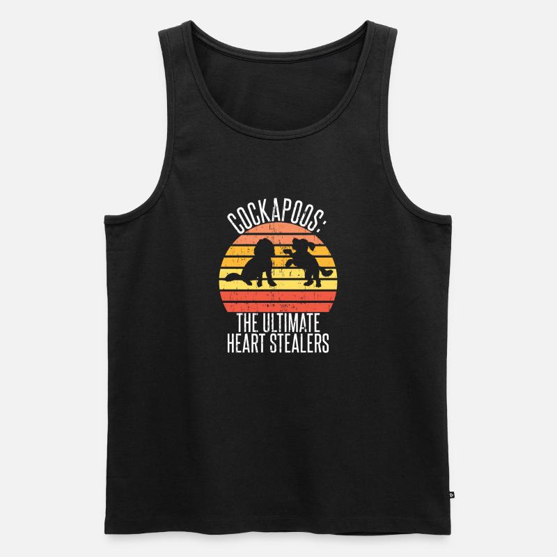 Cockapoo Gifts - Männer Premium Bio Tank Top - Schwarz