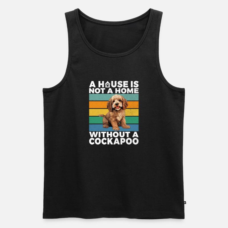 Cockapoo Gifts - Männer Premium Bio Tank Top - Schwarz