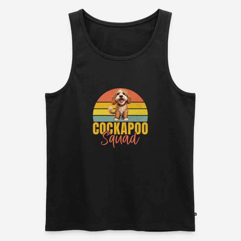 Cockapoo Gifts - Männer Premium Bio Tank Top - Schwarz