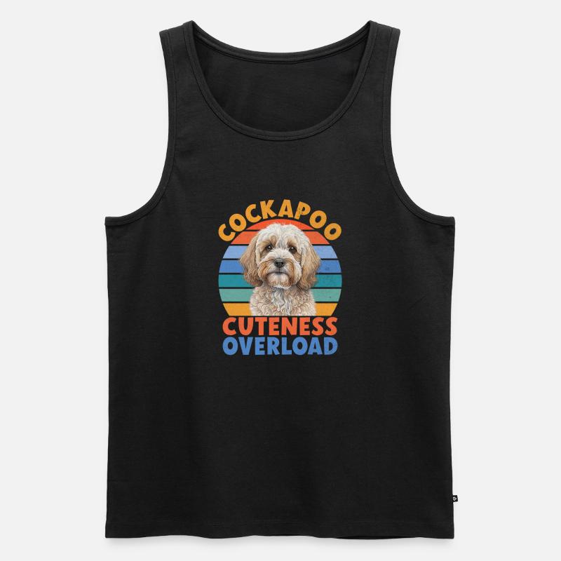 Cockapoo Gifts - Männer Premium Bio Tank Top - Schwarz