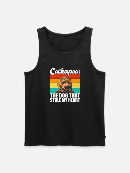 Cockapoo Gifts - Männer Premium Bio Tank Top - Schwarz