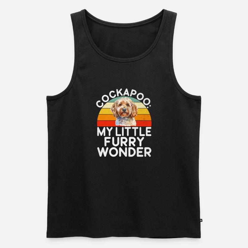 Cockapoo Gifts - Männer Premium Bio Tank Top - Schwarz