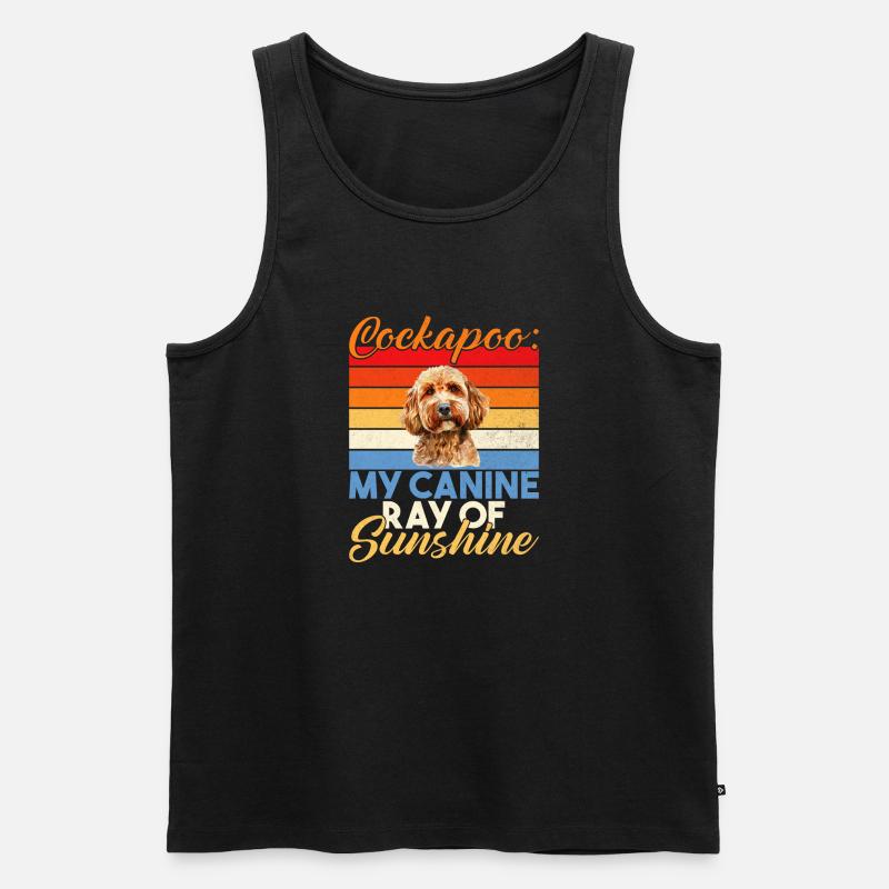 Cockapoo Gifts - Männer Premium Bio Tank Top - Schwarz