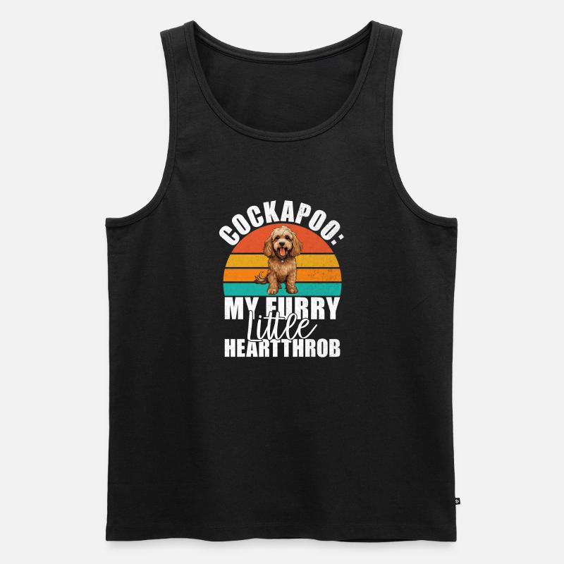 Cockapoo Gifts - Männer Premium Bio Tank Top - Schwarz