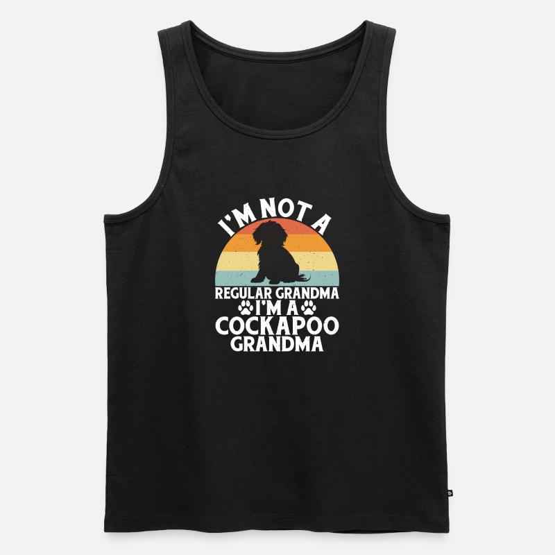 Cockapoo Gifts - Männer Premium Bio Tank Top - Schwarz