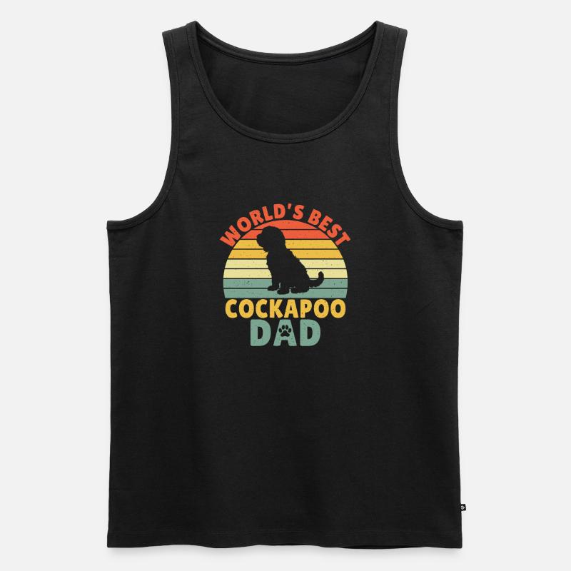 Cockapoo Gifts - Men's Premium Organic Tank Top - black