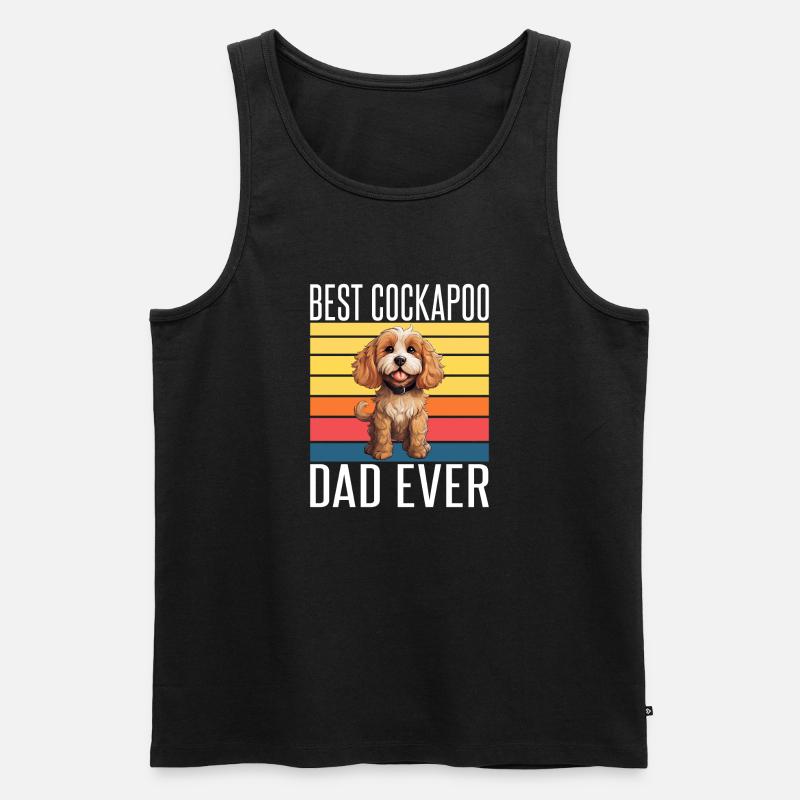 Cockapoo Gifts - Männer Premium Bio Tank Top - Schwarz