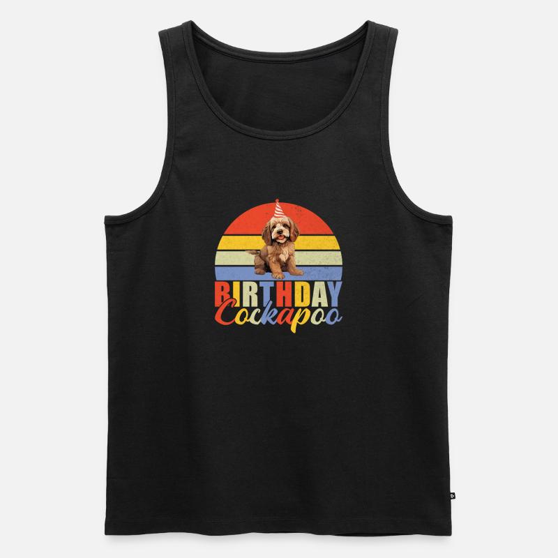 Cockapoo Gifts - Men's Premium Organic Tank Top - black