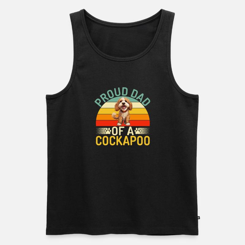 Cockapoo Gifts - Männer Premium Bio Tank Top - Schwarz