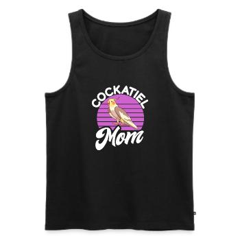 Cockatiel Gifts - Männer Premium Bio Tank Top - Schwarz - Vorne - Michal (187cm)