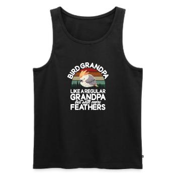 Cockatiel Gifts - Männer Premium Bio Tank Top - Schwarz - Vorne - Michal (187cm)