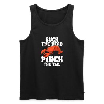 Crawfish Gifts - Männer Premium Bio Tank Top - Schwarz - Vorne - AI Model Male 178 light (178cm)