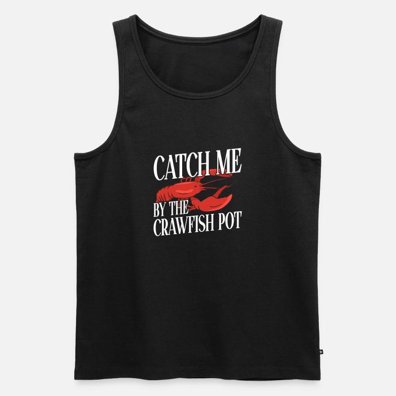 Crawfish Gifts - Männer Premium Bio Tank Top - Schwarz