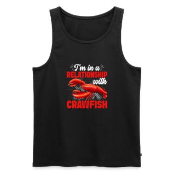 Crawfish Gifts - Männer Premium Bio Tank Top - Schwarz - Vorne - AI Model Male 178 light (178cm)
