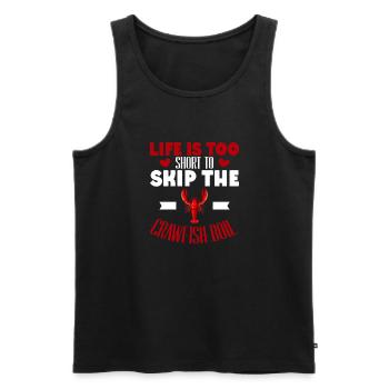 Crawfish Gifts - Männer Premium Bio Tank Top - Schwarz - Vorne - AI Model Male 178 light (178cm)