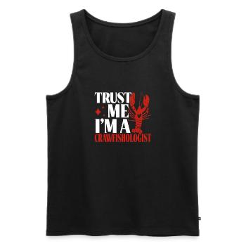 Crawfish Gifts - Männer Premium Bio Tank Top - Schwarz - Vorne - AI Model Male 178 light (178cm)