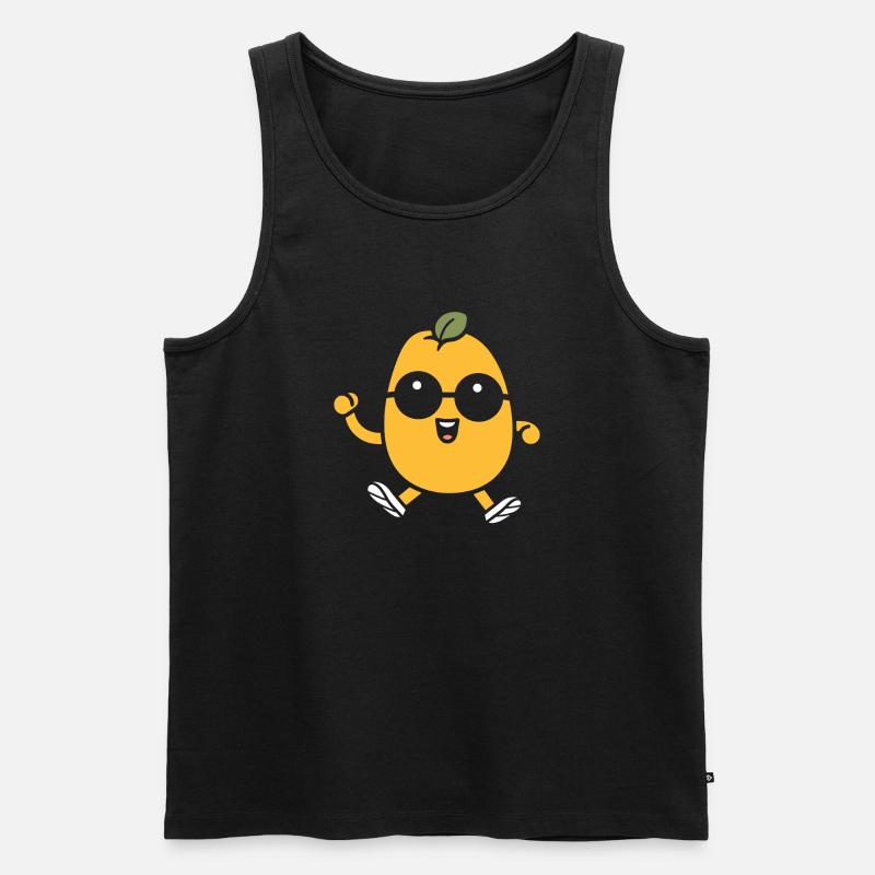 Kartoffel - Männer Premium Bio Tank Top - Schwarz
