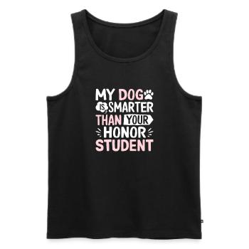 Dog Mom Gifts for Women - Männer Premium Bio Tank Top - Schwarz - Vorne - Michal (187cm)