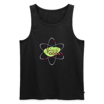 Atomic Bowl - Männer Premium Bio Tank Top - Schwarz - Vorne - AI Model Male 178 light (178cm)