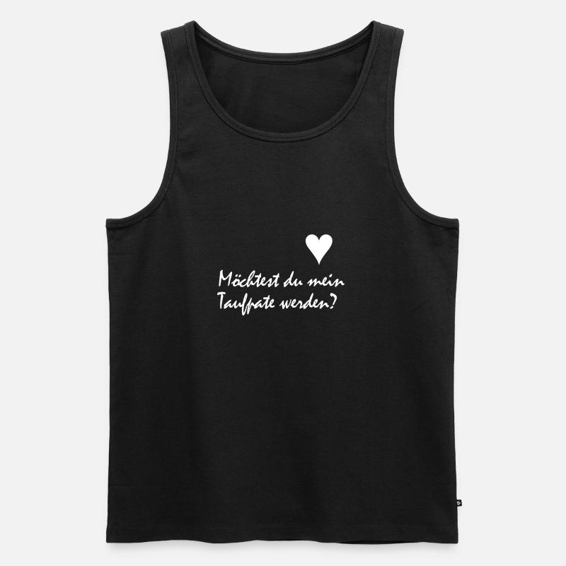 Taufpate - Männer Premium Bio Tank Top - Schwarz
