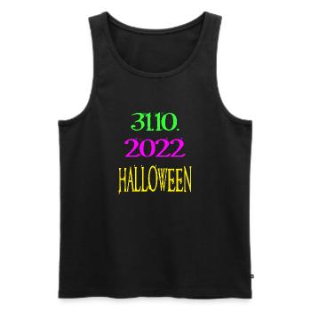 Halloween 31.10.2022 - Débardeur bio Premium Homme - noir - Devant - Michal (187cm)