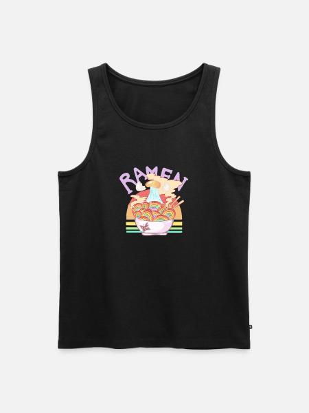 Ramens-Design - Männer Premium Bio Tank Top - Schwarz