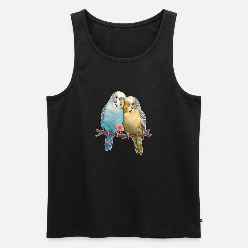 Budgies - Men's Premium Organic Tank Top - black