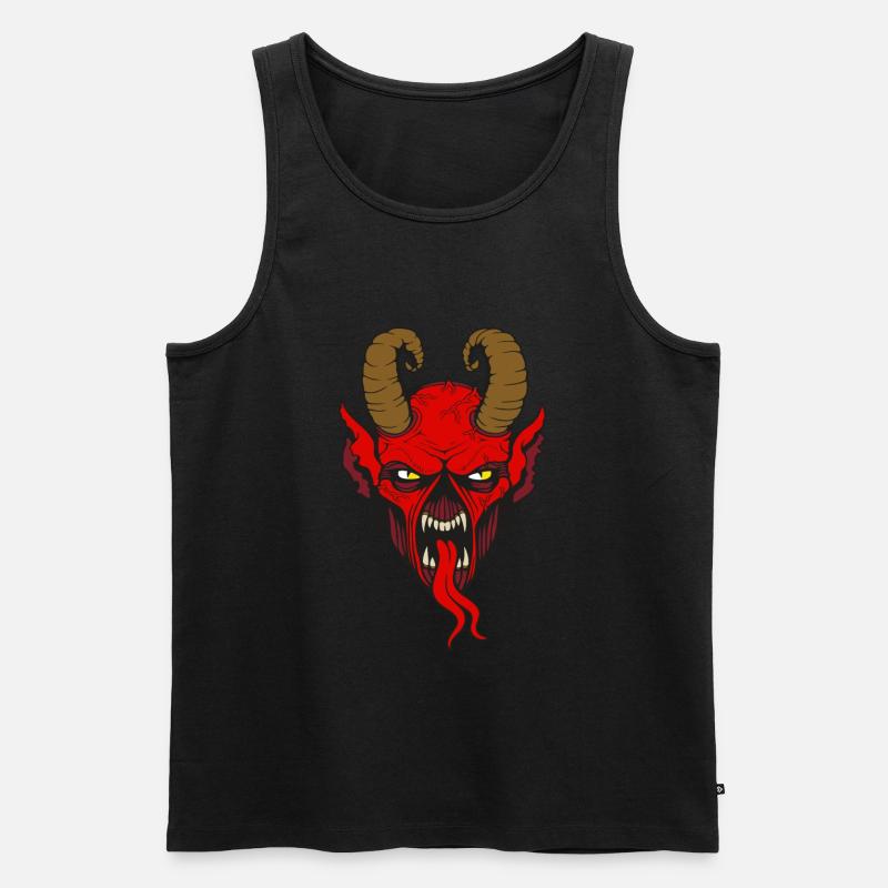Devil - Devil - Demon - Men's Premium Organic Tank Top - black