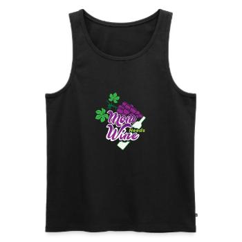 Mom Needs Wine Mother's Day Mom Gift - Men's Premium Organic Tank Top - black - Front - Michal (187cm)