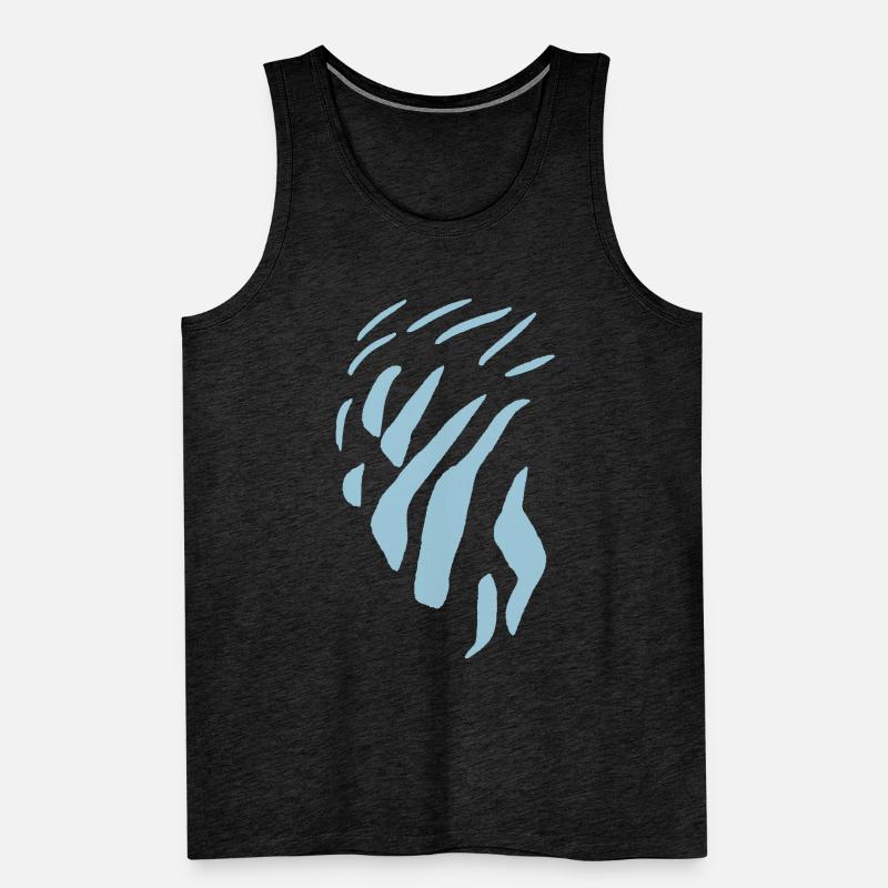 Vector Minimal Pattern Men's Premium Organic Tank Top