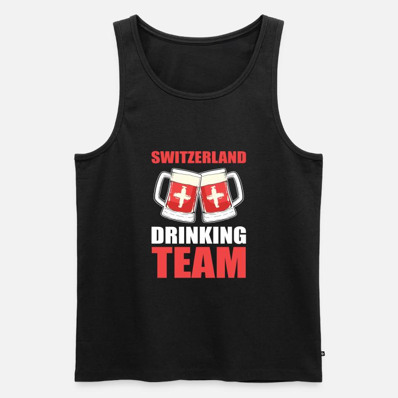 Schweiz Schweizer Schweizerdeutsch - Männer Premium Bio Tank Top - Schwarz
