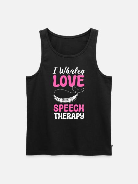 Speech pathologist - Men's Premium Organic Tank Top - black