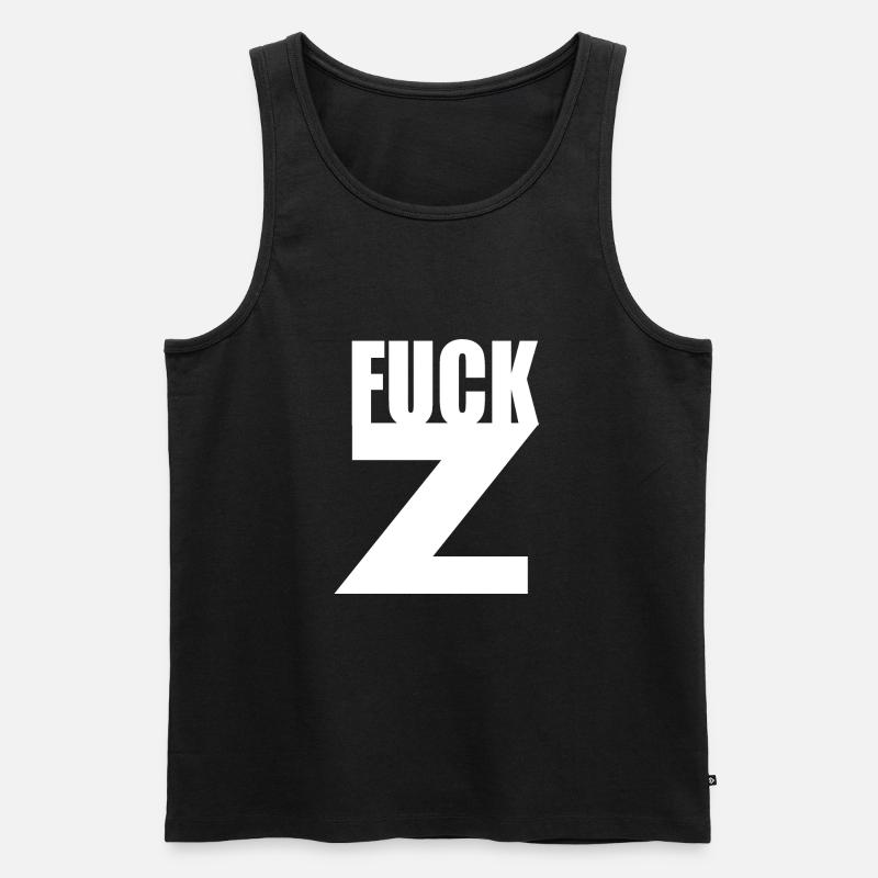 Z - Männer Premium Bio Tank Top - Schwarz