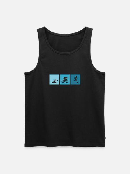 Triathlon - Débardeur bio Premium Homme - noir