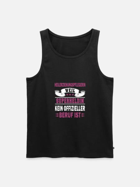 HEP | Heilerziehungspflegerin - Männer Premium Bio Tank Top - Schwarz