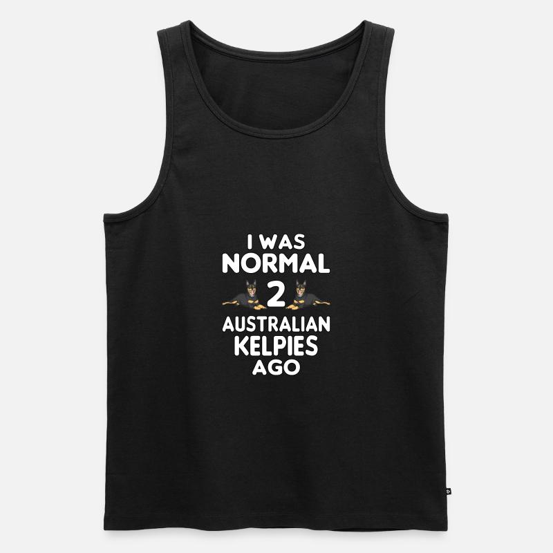 Australian Kelpie Hundebesitzer - Männer Premium Bio Tank Top - Schwarz