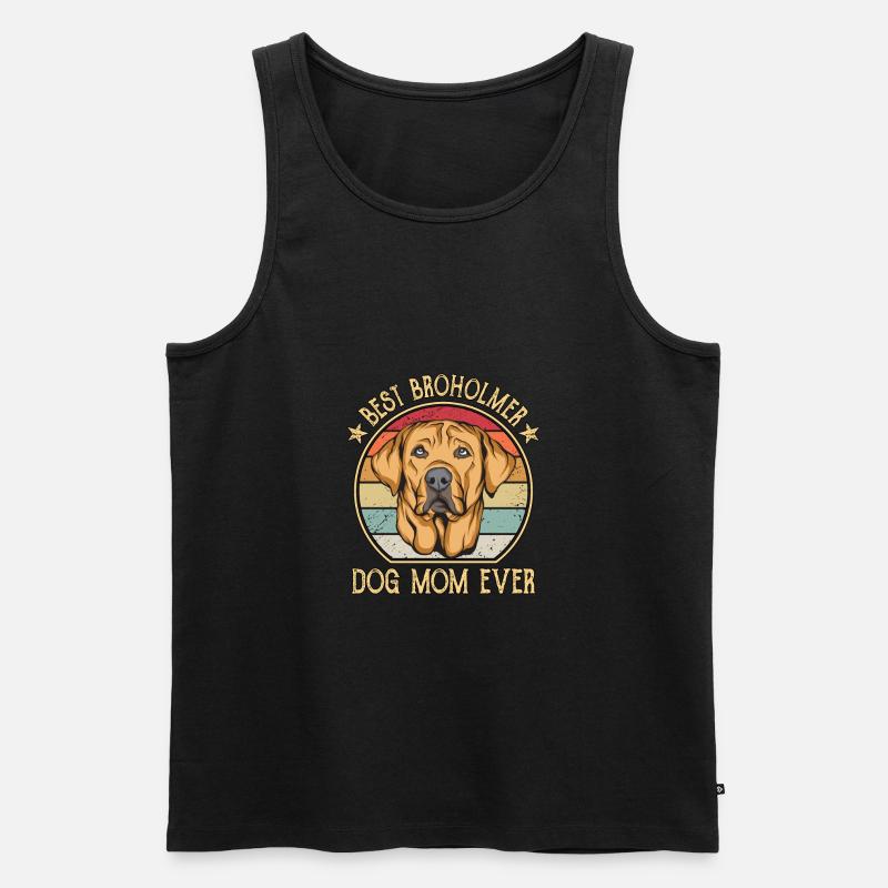 Broholmer - Männer Premium Bio Tank Top - Schwarz