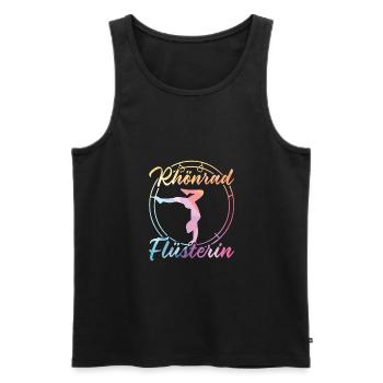 Rhönrad Flüsterin Rhönradturnen Kinder Röhnrad - Männer Premium Bio Tank Top - Schwarz - Vorne - Michal (187cm)