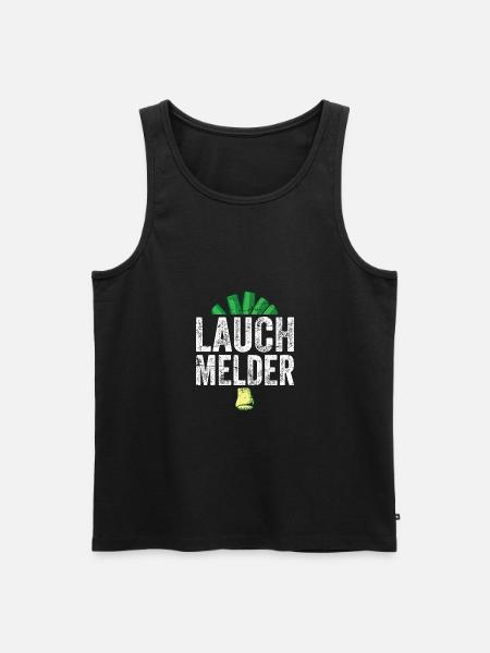 Lauch Kostüm Bodybuilding Satire Gym Jga - Männer Premium Bio Tank Top - Schwarz