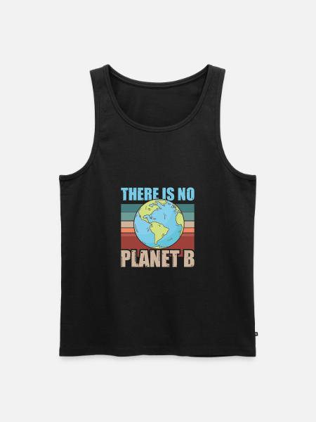 There is no Planet B - Débardeur bio Premium Homme - noir