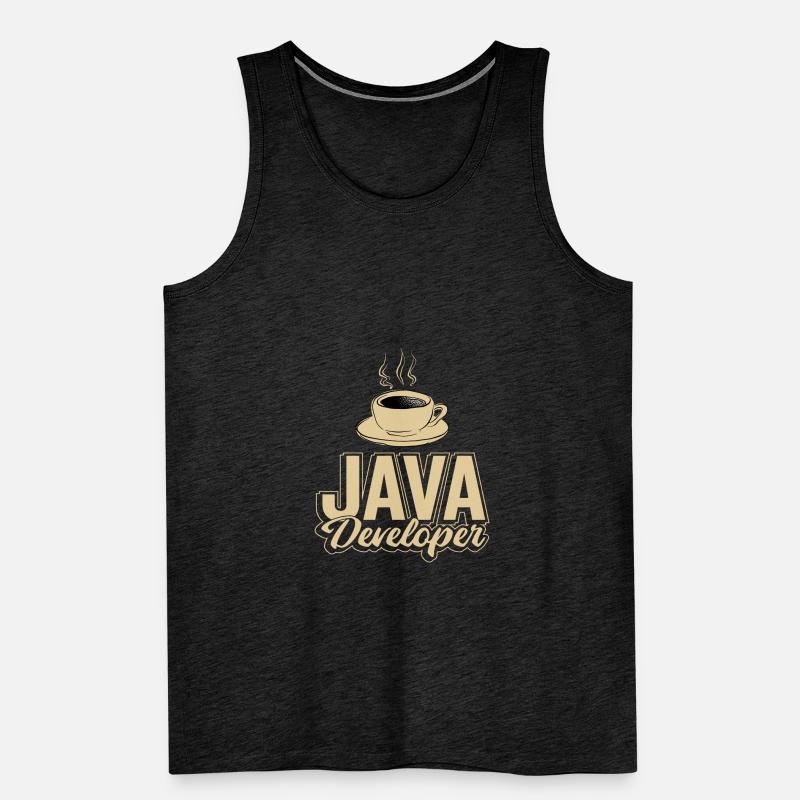 Java Developer Coffee Kaffee Men's Premium Organic Tank Top