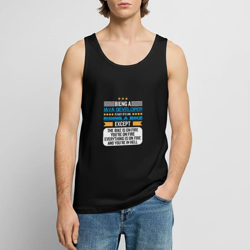 Java Developer Männer Premium Bio Tank Top