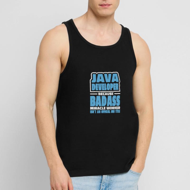 Java Developer Badass Men's Premium Organic Tank Top
