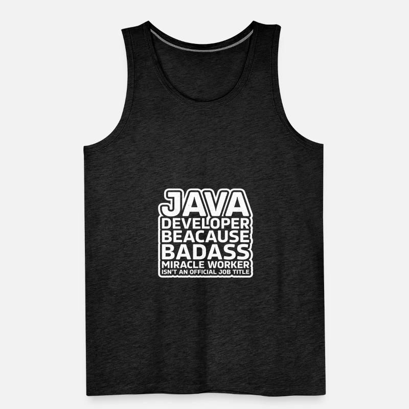 Java Developer Badass Men's Premium Organic Tank Top