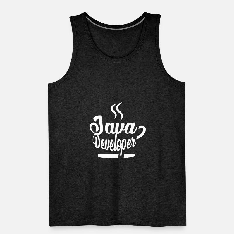 Java Developer Coffee Kaffee Men's Premium Organic Tank Top